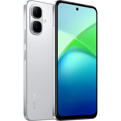 Infinix Smart 10 Dual SIM, 128GB, 4GB RAM, 4G LTE - Titanium Silver