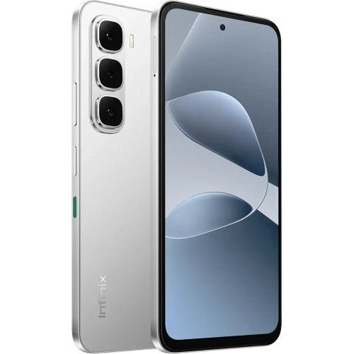 Infinix Hot 60i Dual SIM, 256GB, 8GB RAM, 4G LTE - Titanium Silver