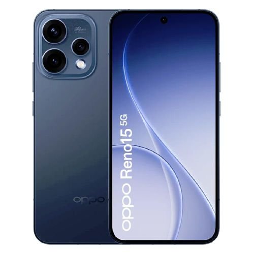 OPPO Reno15 Dual SIM, 512GB, 12GB RAM, 5G - Twilight Blue