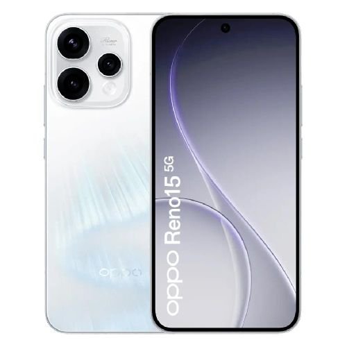 OPPO Reno15 Dual SIM, 256GB, 12GB RAM, 5G - Aurora White