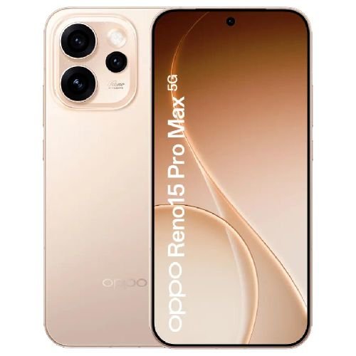 OPPO Reno15 Pro Max Dual SIM, 512GB, 12GB RAM, 5G - Aura Gold