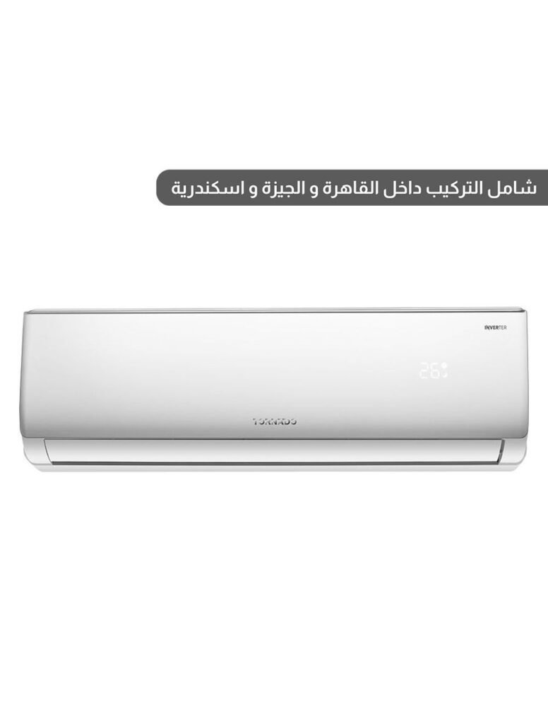 تورنيدو تكييف هواء 4 حصان سبليت بارد ساخن- انفرتر ديجيتال رف بلازما - ابيض - TY-X30CEE
