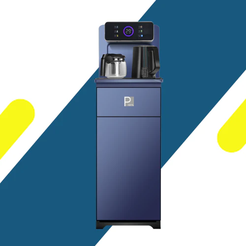 بيوريتي بار شاي كهربائي شاشة لمسية تسخين وتبريد مياه أزرق - PFK68BLU
