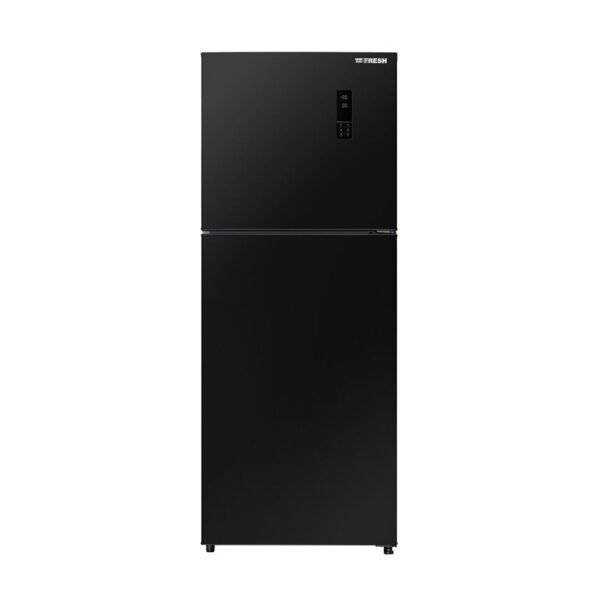 ثلاجة فريش 369 لتر - أسود مرايا /FNT-MS400 LBM (FLD)