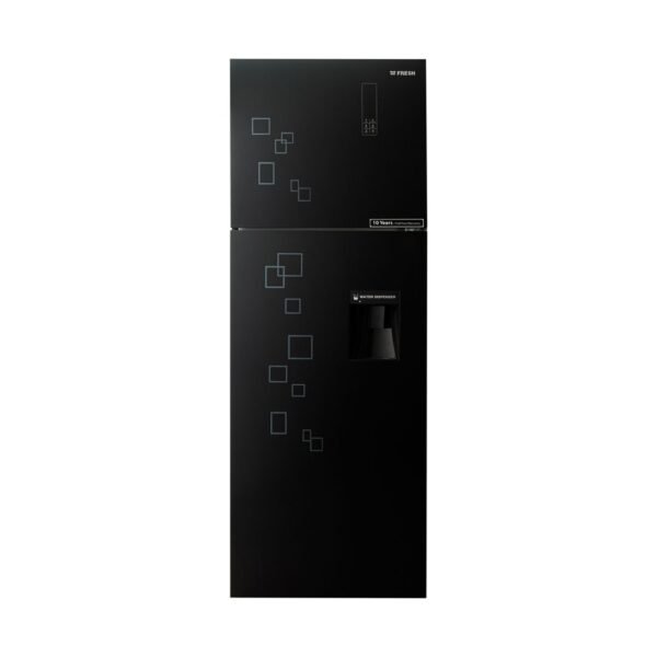 ثلاجة فريش 426 لتر - زجاج أسود/ FNT-DR540 YGB