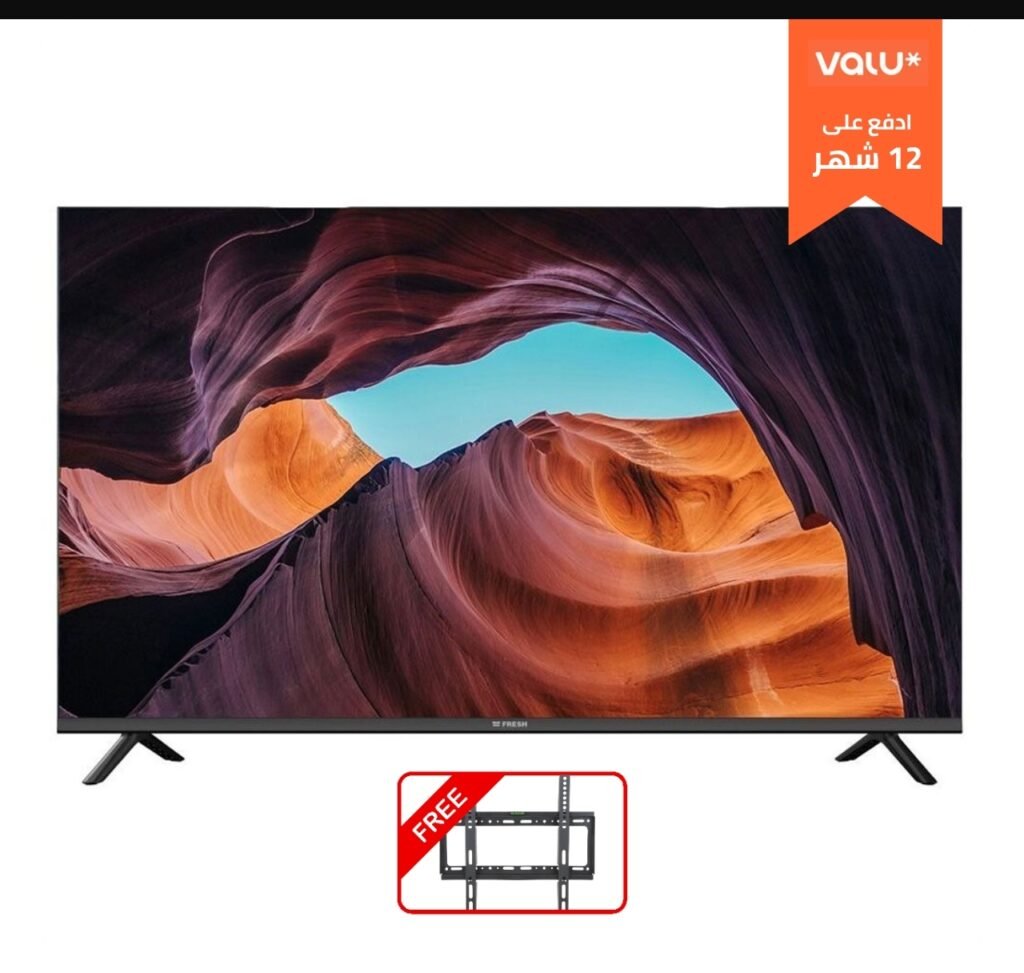 فريش تليفزيون 43 بوصة HD سمارت LED - أسود - 43MF423C