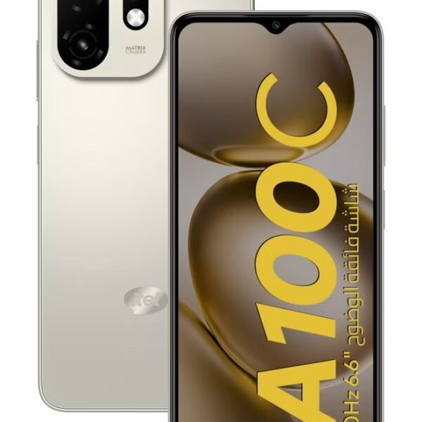 ايتل A100C ، سعة 128 جيجا بايت ، رام 3 جيجا بايت ، شبكة 4G ، شريحتين - ذهبي تيتانيوم