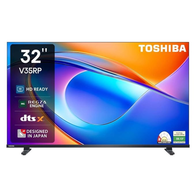 شاشة تلفزيون سمارت توشيبا ، مقاس 32 بوصة ، ليد ، دقة FHD ، بريسيفر داخلي - 32V35RP