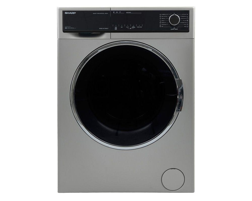 غسالة فول اتوماتيك شارب ES-FP914CXE-S ، سعة 9 كجم ، فضي