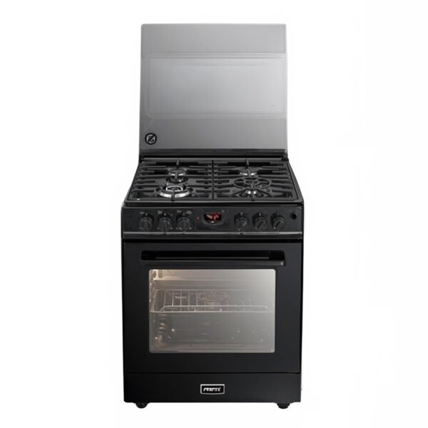 بوتاجاز غاز برفكس ، عدد 4 شعلة ، اسود - PCG70/6BBB