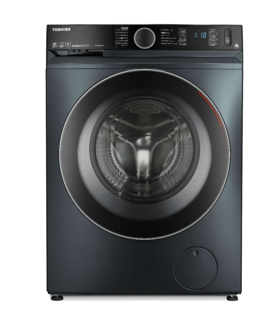 غسالة فول اتوماتيك انفرتر توشيبا T15 ، سعة 10.5 كجم ، رمادى - TW-BK115GF4EGMK