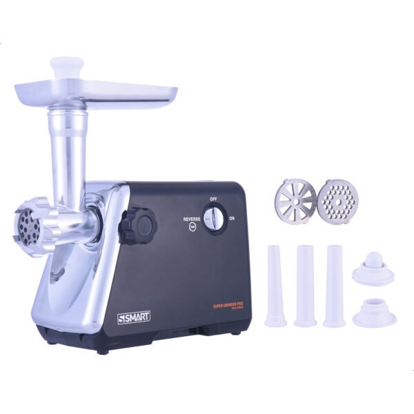 مفرمة لحم اس سمارت ، 1000 وات ، اسود وفضي - SMG2500B