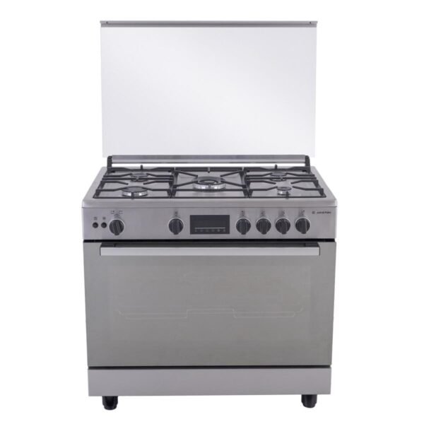 بوتاجاز غاز اريستون ، عدد 5 شعلة ، ستانلس ستيل - ARR9GGF33229XNA
