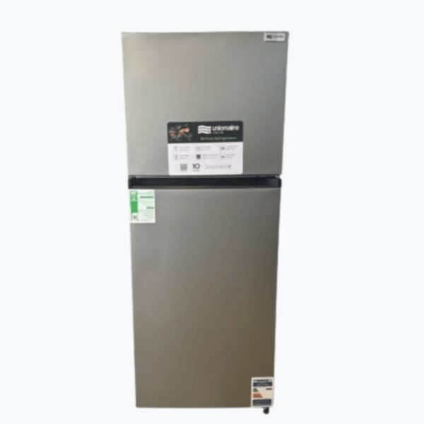 ثلاجة دي فروست يونيون إير، سعة 350 لتر، 2 باب، ديجيتال - فضي (RD-350VVA-DSH)