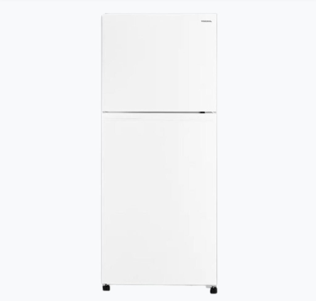 ثلاجة توشيبا نوفروست، 2 باب، سعة 355 لتر - أبيض (GR-EF40P-T-W)