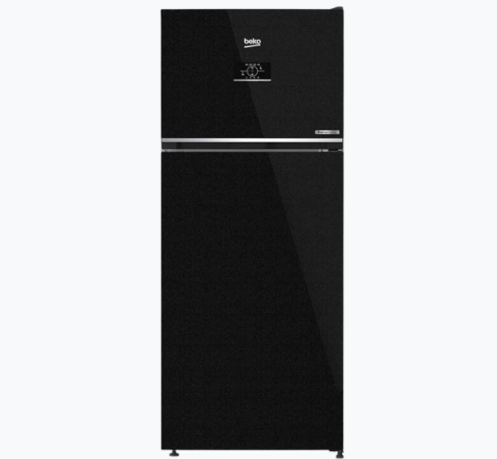 ثلاجة بيكو نوفروست، 367 لتر - أسود (RDNE430K12B)