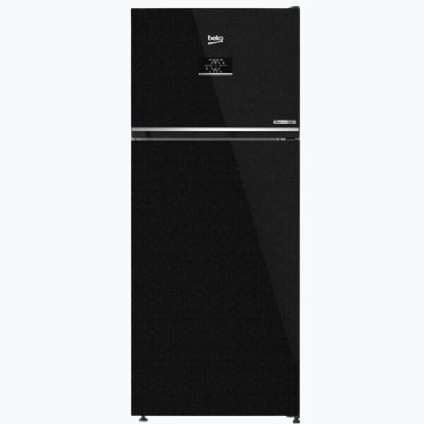 ثلاجة بيكو نوفروست، 367 لتر - أسود (RDNE430K12B)