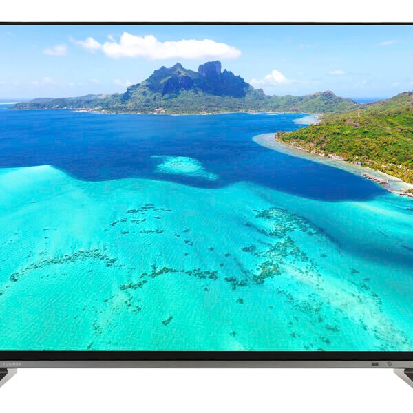 شاشة تلفزيون سمارت توشيبا ، مقاس 50 بوصة ، ليد ، دقة 4K UHD ، بريسيفر داخلي