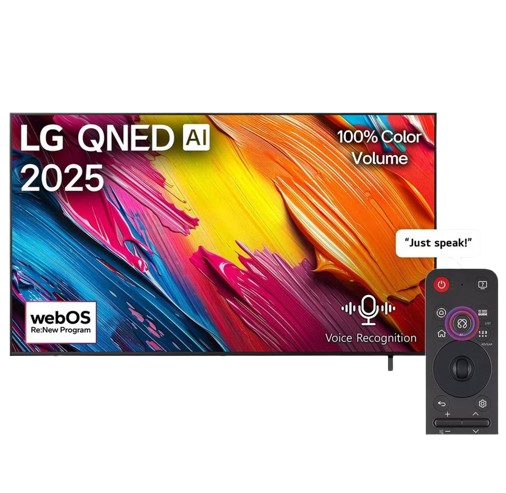 تليفزيون سمارت ال جي، 55 بوصة QNED، دقة 4K UHD، بريسفر داخلي - 55QNED70A6A