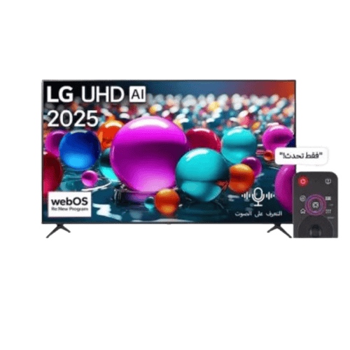 تليفزيون سمارت ال جي، 55 بوصة، ليد دقة 4K UHD, ريموت ماجيك مع ريسيفر داخلي - 55UA851COLA