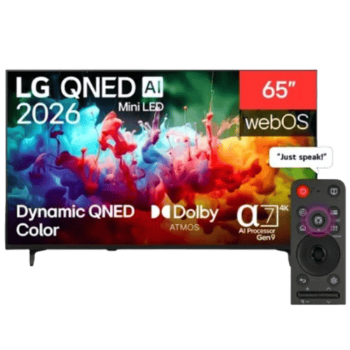 تليفزيون سمارت ال جي، 65 بوصة، QNED Mini LED بدقة 4K مع ريسيفر داخلي - 65QNED70B6T